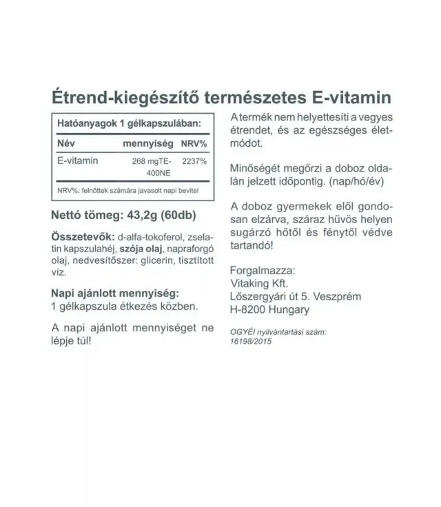 Vitaking Vitamin E-400 IU 2