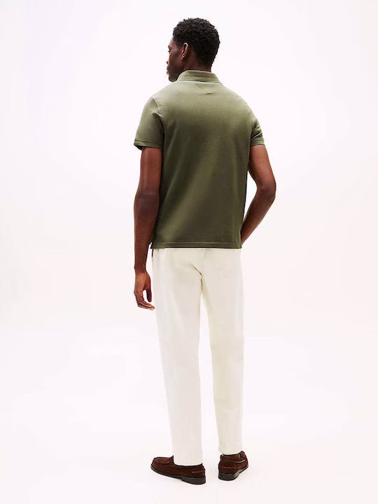 Tommy Hilfiger Polo Μπλούζα Λαδί Λαδί 3