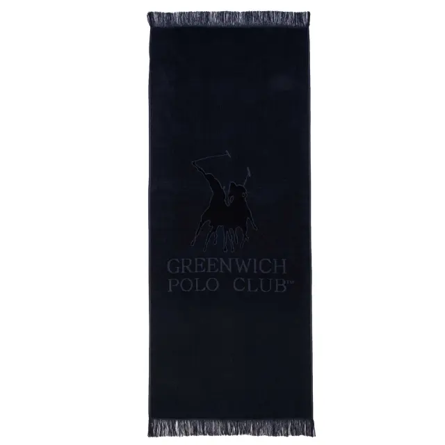 Πετσέτα Θαλάσσης 90Χ190 Βαμβακερή Essential Greenwich Polo Club 3656 Μαύρο