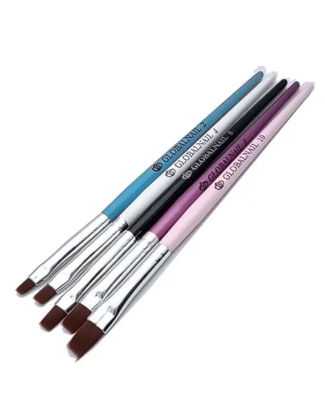 Σετ 5 πινέλα acrygel Globalnail