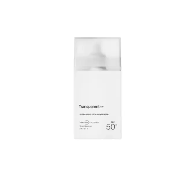 Niche Beauty Lab - Transparent Lab - Ultra Fluid Cica Sunscreen SPF50+ Αντηλιακό με φυσικά και χημικά φίλτρα UV 100ml