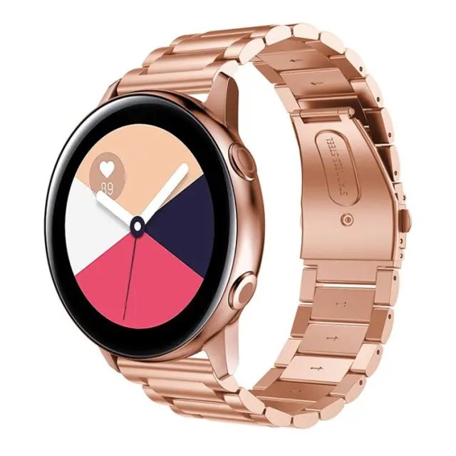 Μπρασελές για Galaxy Watch Active (Fits All 20mm) - Rose Gold OEM