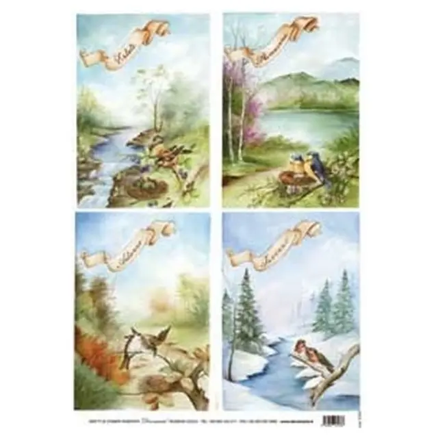 Ριζόχαρτο Decomania για Decoupage 30Χ40cm