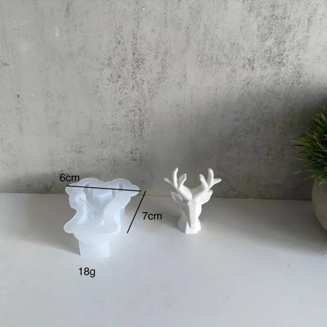 Καλούπι σιλικόνης, Κεφάλι ταράνδου, 6x7cm 3