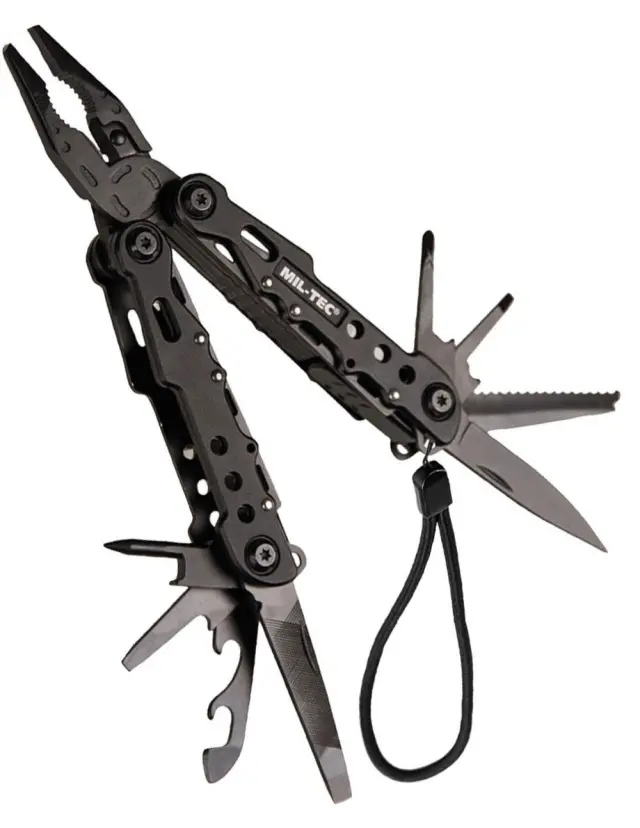 Mil-Tec Black Multi Tool Large-Πολυεργαλείο με 9 Εργαλεία