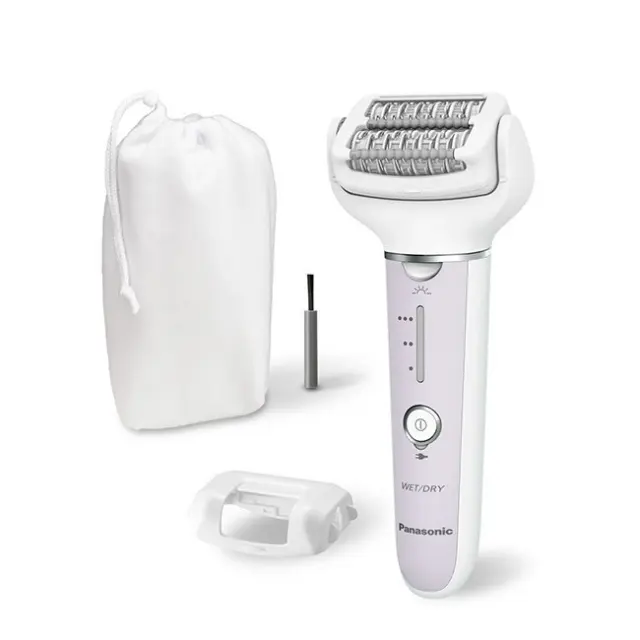Αποτριχωτική Μηχανή Epilator Panasonic ES-EY30-V503 με αυτονομία μπαταρίας 40 λεπτά, 3 ταχύτητες και 2 εξαρτήματαES-EY30-V503