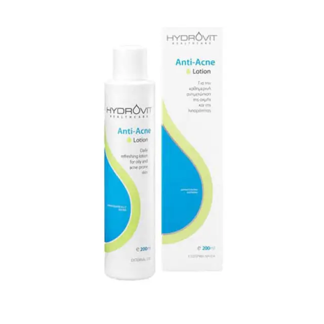 Hydrovit | Anti-Acne Lotion | Λοσιόν κατά της Λιπαρότητας για Δέρμα με Τάση Ακμής | 200ml 3