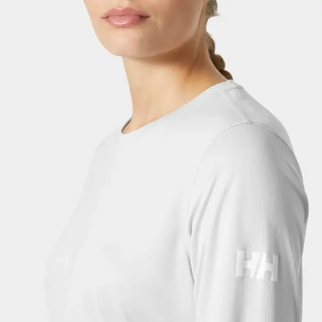 Helly Hansen Γυναικείο HH Tech Crew Long Sleeve 2.0 Grey Fog - M 3