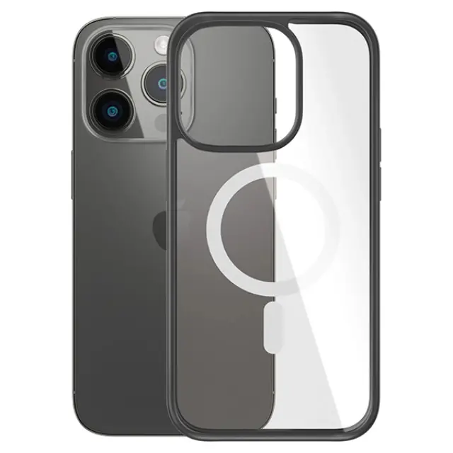 Θήκη PanzerGlass ClearCase MagSafe Black Edition - iPhone 14 Pro