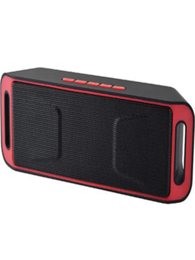 LAMTECH SPEAKER WIRELESS BLUETOOTH WITH FM RED (LAM020700)