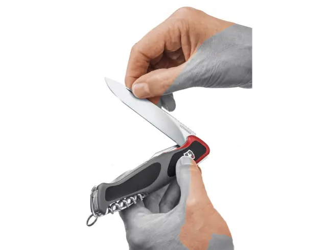 Ελβετικός Σουγιάς Victorinox Ranger 55 Grip με 12 λειτουργίες και μήκος 13cm - Red0.9563.C 3