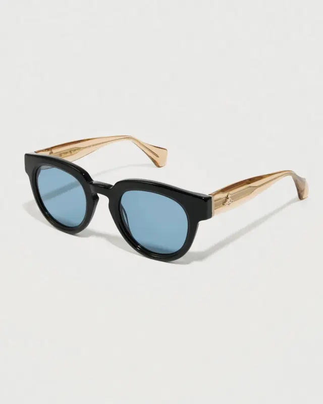 Vivienne Westwood Miller VW5059 001 Μαύρα Γυαλιά Ηλίου με Μπλε Φακούς - EU 48
