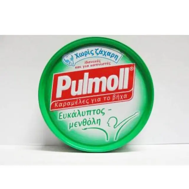 Pulmoll Παστίλιες - Ευκάλυπτος & Μενθόλη 45gr 2