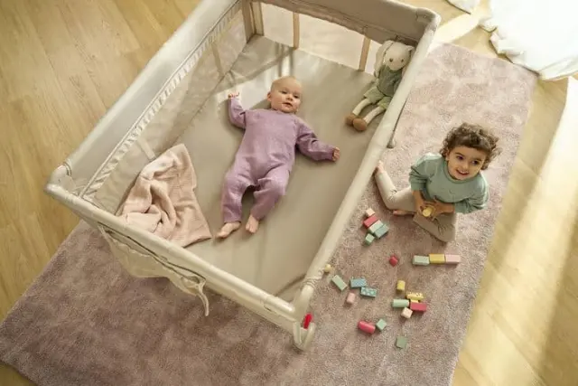 Lionelo Laura Παρκοκρέβατο 2 επιπέδων Beige Sand 2