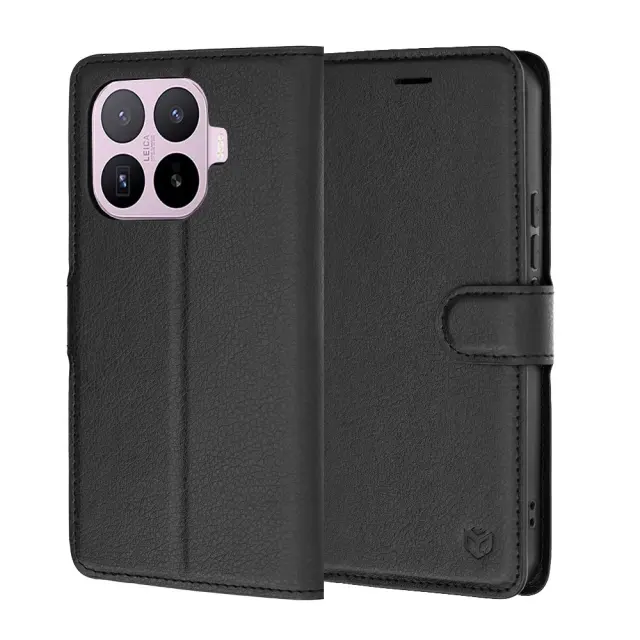 Techsuit® Leather Folio Θήκη για Xiaomi 17T-Black