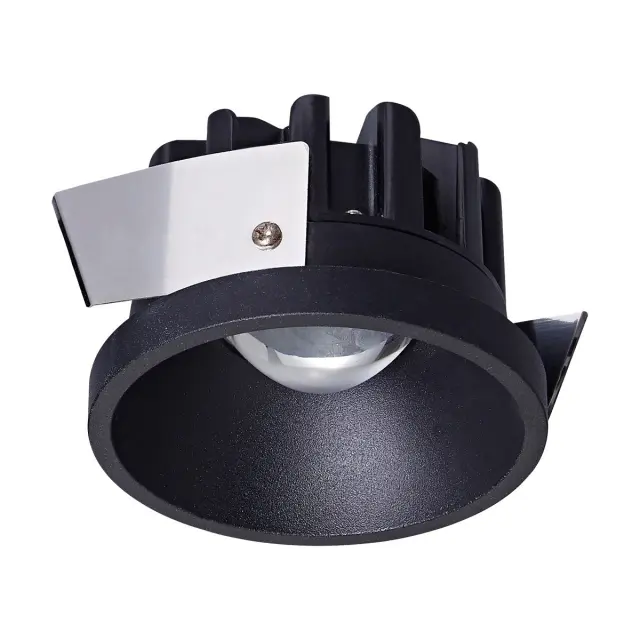 Poc 04435/B/C/83 Χωνευτό φωτιστικό οροφής led 11W 4000K IP44 ø8.3cm μαύρο Άσπρο