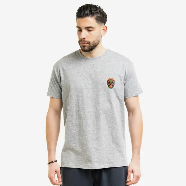 T-shirt Noshame® Signature Γκρί με Τύπωμα - 122372 - XXL