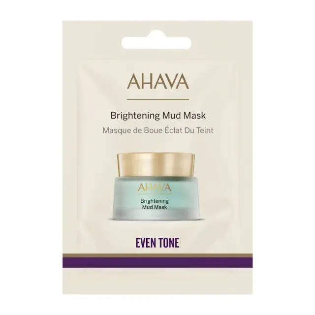 AHAVA Mineral Mud Brightening &Hydrating Facial Treatment Mask, Μάσκα Προσώπου Για Ενυδάτωση & Λάμψη, 6ml