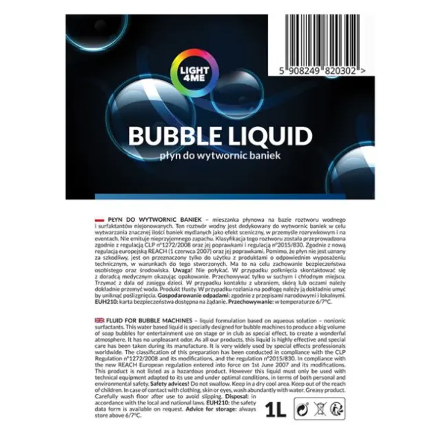 LIGHT4ME bubble liquid mega efficient 1L 2
