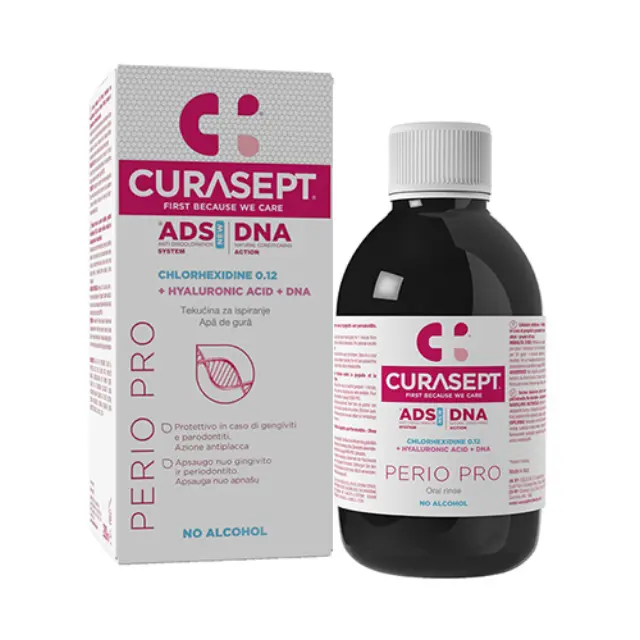 Curaprox Curasept ADS DNA Perio Pro Στοματικό Διάλυμα Χλωρεξιδίνης 0.12% 200 ml