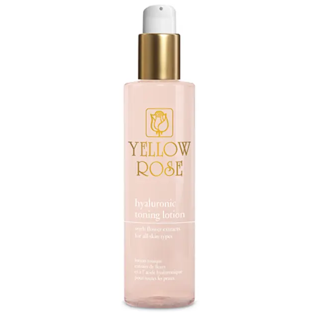 Yellow Rose Hyaluronic Toning Lotion With Flower Τόνωσης Προσώπου με Υαλουρονικό Οξύ για Όλους τους Τύπους 200ml