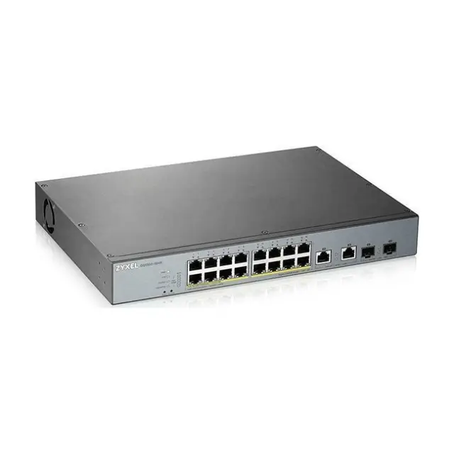 Zyxel GS1350-18HP Managed L2 PoE+ Switch με 16 Θύρες Gigabit (1Gbps) Ethernet και 2 SFP Θύρες