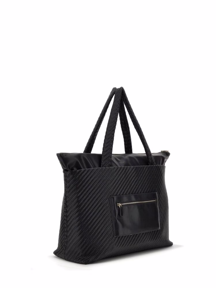 Guess Large Travel Carryall Γυναικεία Τσάντα Μαύρη 3