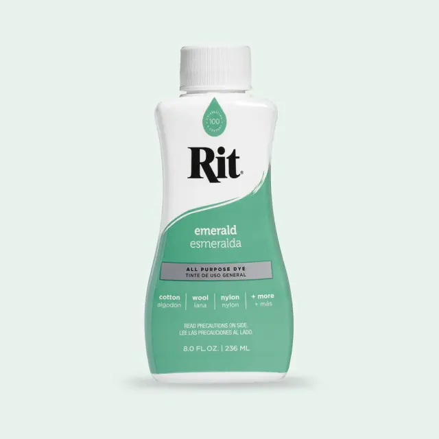 RIT DYE Liquid All-Purpose Βαφή Υφασμάτων – Emerald 236ml 2