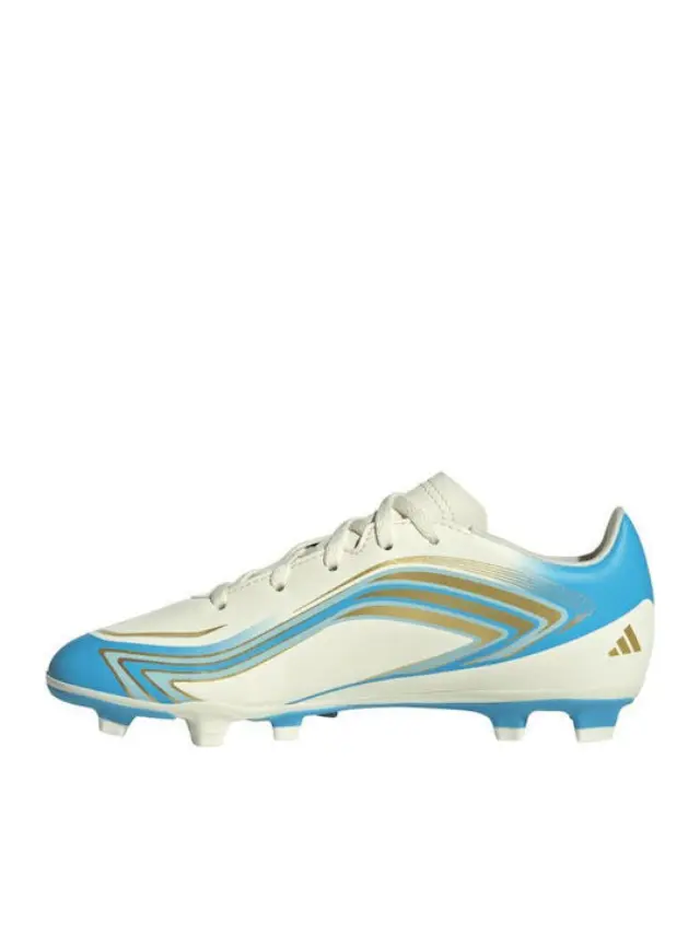 Adidas F50 Messi Club Turf Kids Soccer Cleats White IH1915 - 38 2/3 2