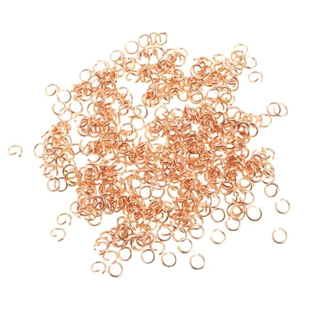 Ανοικτοί Κρίκοι Ø3mm 24K Rose Gold Plated ~100τεμ