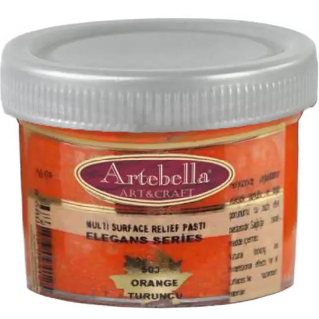 Artebella Πάστα Relief Elegance Series 503 Orange - 250gr