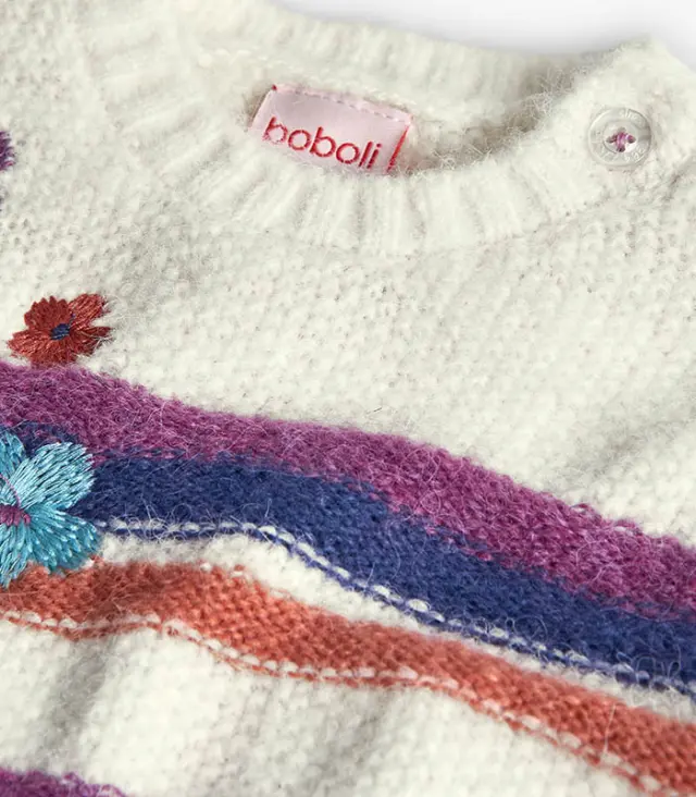 Boboli Πουλόβερ πλεκτό για κορίτσι MEADOWS FLOWERS - 4Y 3