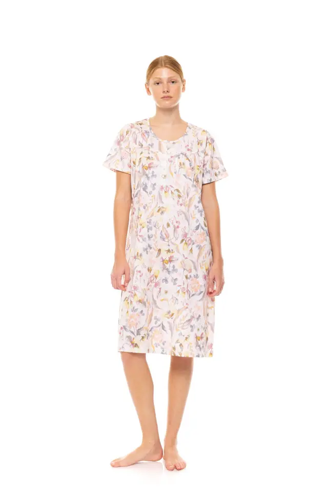 S1492 - Type - NIGHTGOWN CLASSIC FLORAL ROSE - XXL