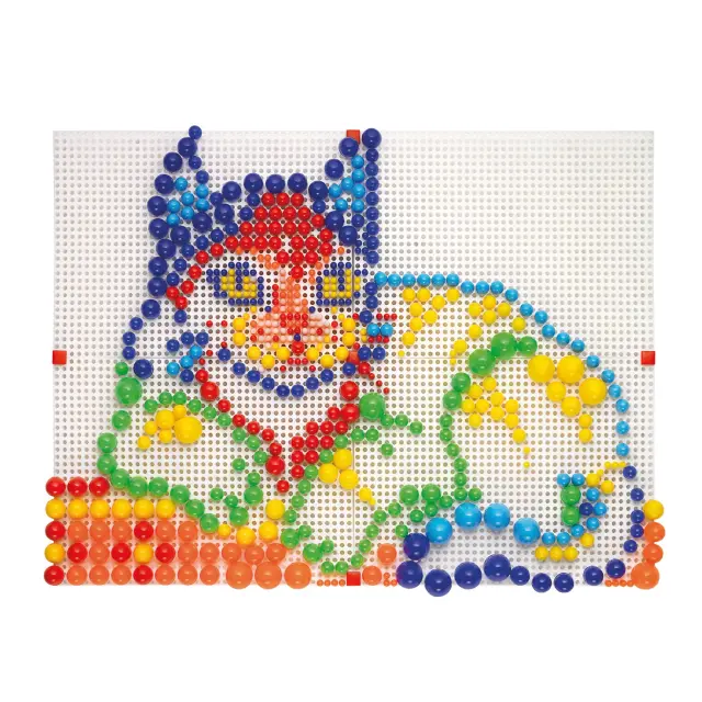 Quercetti FantaColor Modular 4 Μωσαϊκό με 4 Συνδεόμενες Πλάκες & 600τμχ (4+ ετών) 00880 3