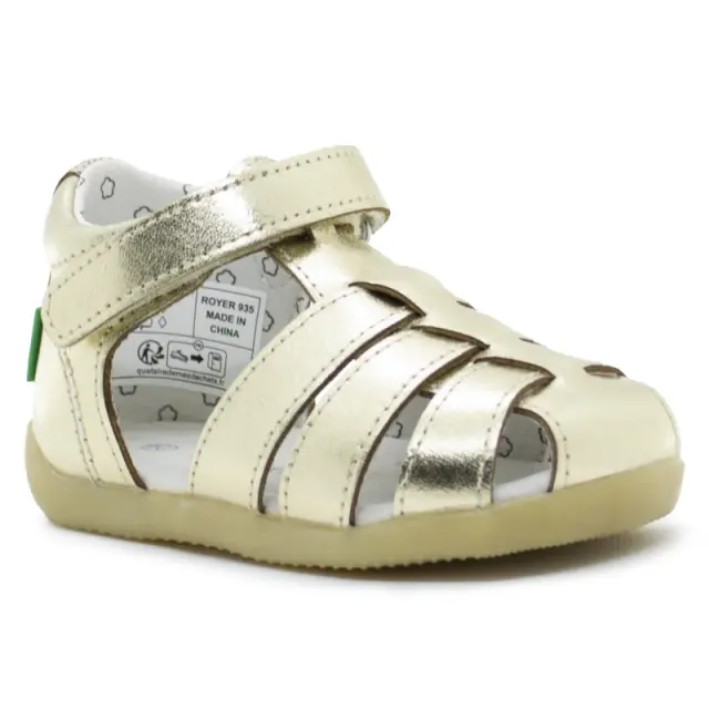 Παπουτσοπέδιλο KICKERS Χρυσό Bigflo-C 962451-10 113 - 23 2