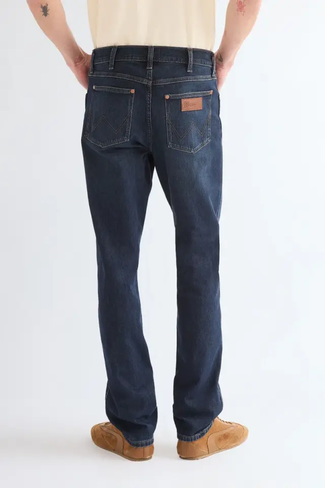 Wrangler Ανδρικό REDFORD MOONLIT Τζιν Παντελόνι – Dark Blue - 30W 32L 2