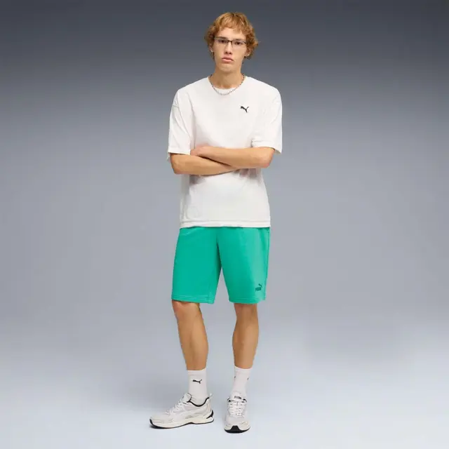 Puma Men's Essentials No1 Logo 10inch Shorts Πράσινο Σκούρο 682595-40 (Puma) 3