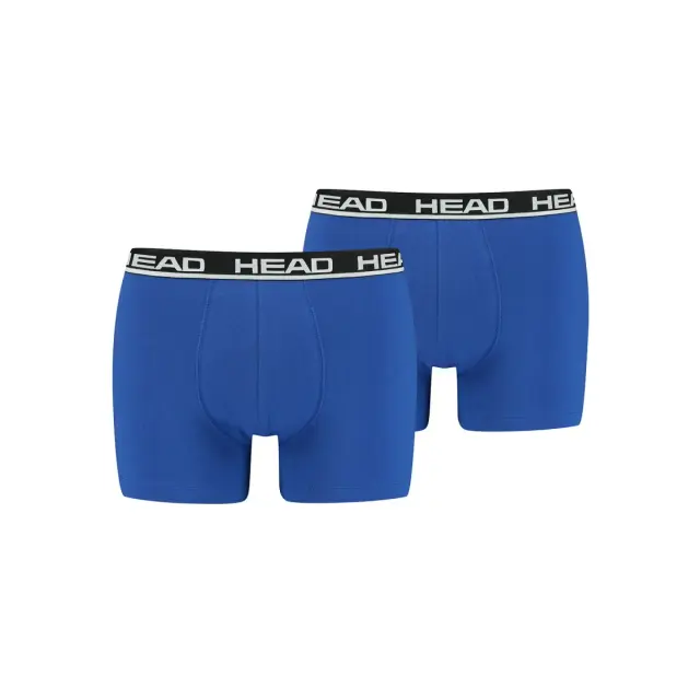 HEAD Ανδρικό Boxer Super Soft Cotton - Διπλό Πακέτο, Χρώμα Μπλε-Μαύρο