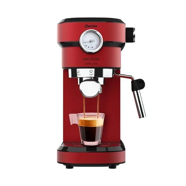 Cecotec Μηχανή Espresso Cafelizzia 790 Shiny Pro 1350W 20bar Red (559)