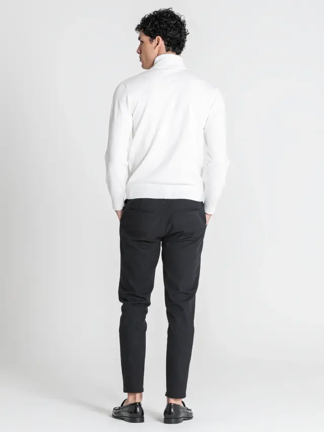 Gianni Kavanagh Ανδρικό SOFT Πλεκτό Ζιβάγκο – White - XL 3