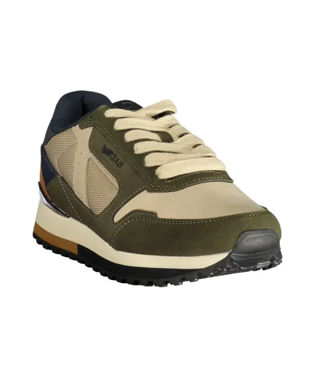 Gas - Ανδρικά Παπούτσια Sneakers Malik Mix GAM623905-3754 Μπεζ 2