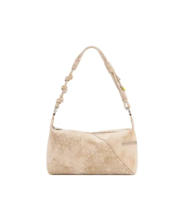 Desigual - Γυναικεία Τσάντα Ώμου Sierra Sand Huntington 26SAXPB7-1018 Μπεζ