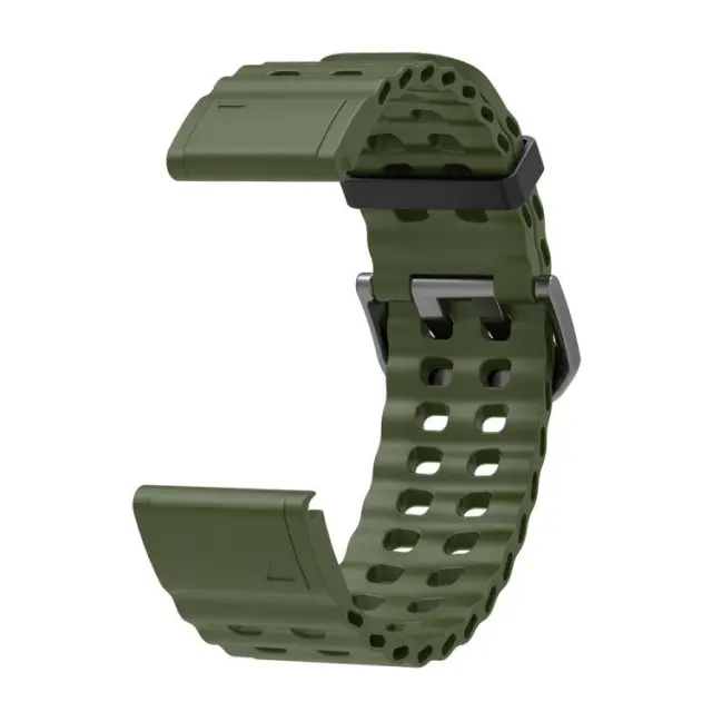 Λουράκι Σιλικόνης Ocean για Garmin 5/6/6 Pro/7/8/9 (47mm) – Green OEM 2