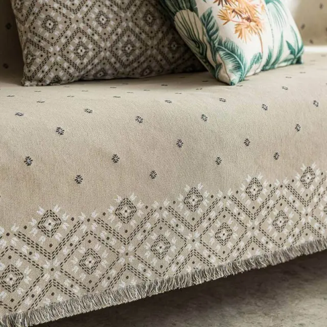 Ριχτάρι Πολυθρόνας 180X180 GOFIS HOME SELVA Green Frosty 810/07 2