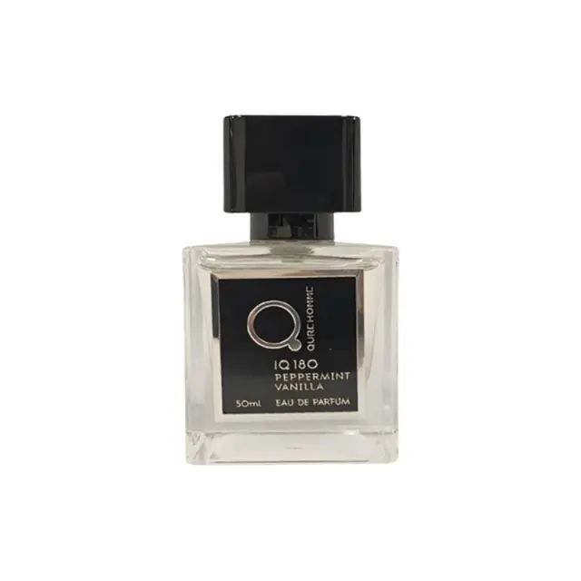 Qure Homme eau de parfum Peppermint Vanilla 50ml + Pomade Medium Shine Strong Hold 120g (Set) & Δώρο Τσαντάκι Νεσεσέρ Μαύρο 2