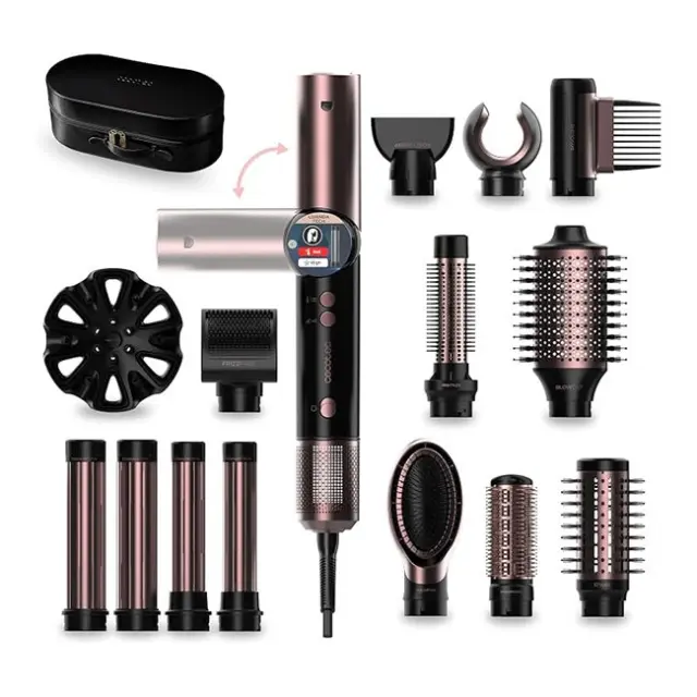 Cecotec Πιστολάκι Μαλλιών AirGlisse 14in1 Flex 1400W Black (A01_EU01_114728)