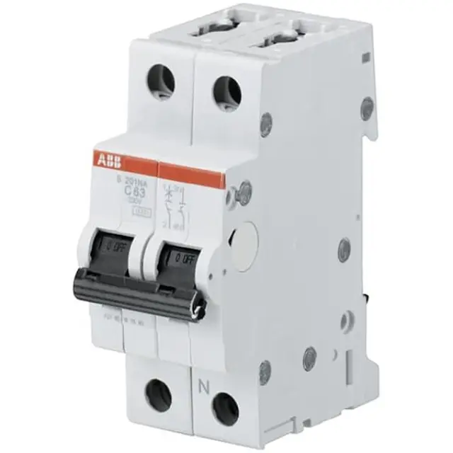 S201-C40NA Miniature Circuit Breaker - 1+NP - C - 40 A