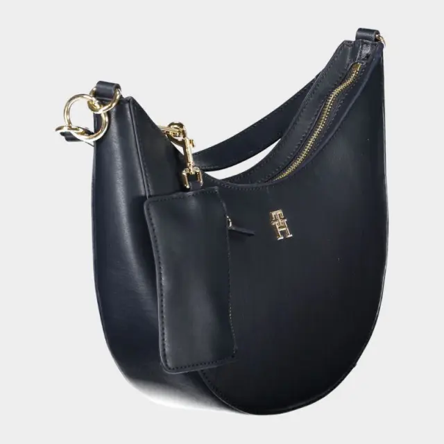 Tommy Hilfiger - Γυναικεία Τσάντα Ώμου Th Monotype AW0AW16437-DW6 Μπλε Σκούρο 2