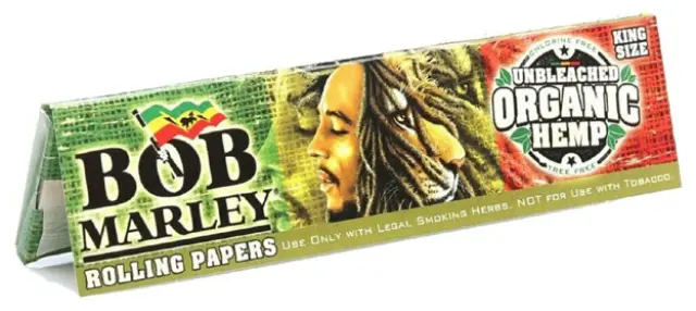 Bob MarLey Χαρτάκια Organic Hemp - King Size 50τεμ. 2