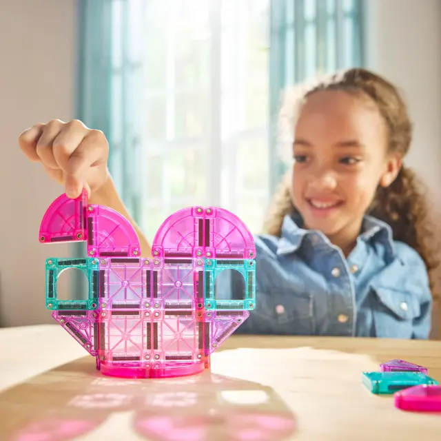 Magna-Tiles Μαγνητικά Πλακίδια MicroMAGS Heart to Heart Travel Set 26 Κομμάτια (3+ ετών) 264026HH 3